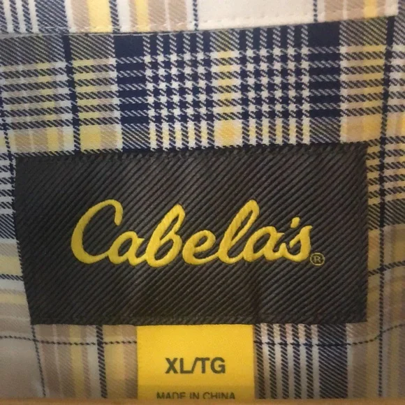 - Cabelas mens XL long sleeve dress shirt NWOT - Picture 2 of 3